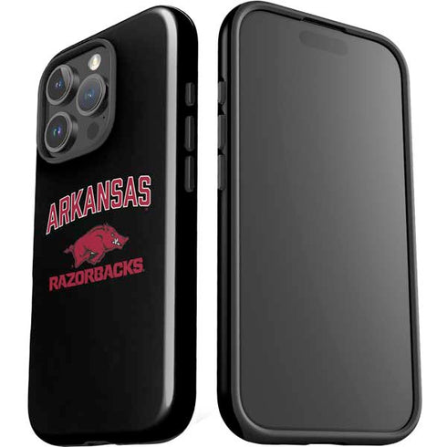 University of Arkansas-Fayetteville Razorbacks Black iPhone 16 Pro Impact Case